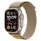 Apple Watch Ultra 2 GPS + Cellular 49mm Natural Titanium Case With Tan Alpine Loop - Large