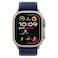 Apple Watch Ultra 2 GPS + Cellular 49mm Natural Titanium Case With Blue Trail Loop - Medium / Large