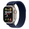 Apple Watch Ultra 2 GPS + Cellular 49mm Natural Titanium Case With Blue Trail Loop - Medium / Large