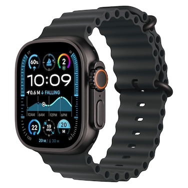 Apple Watch Ultra 2 GPS + Cellular 49mm Black Titanium Case With Black Ocean Band