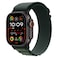 Apple Watch Ultra 2 GPS + Cellular 49mm Black Titanium Case With Dark Green Alpine Loop - Medium
