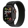 Apple Watch Ultra 2 GPS + Cellular 49mm Black Titanium Case With Black Trail Loop - Small / Medium
