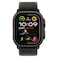 Apple Watch Ultra 2 GPS + Cellular 49mm Black Titanium Case With Black Trail Loop - Medium / Large