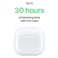 Apple AirPods 4 Truly Wireless Bluetooth In-Ear Earbuds With Charging Case White