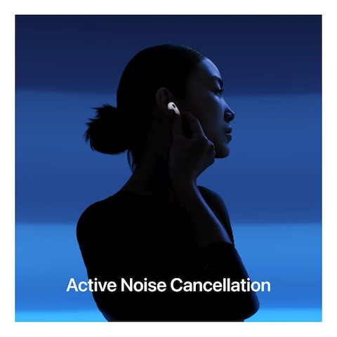 Apple AirPods 4 With Active Noise Cancellation Truly Wireless Bluetooth In-Ear Earbuds With Charging Case White