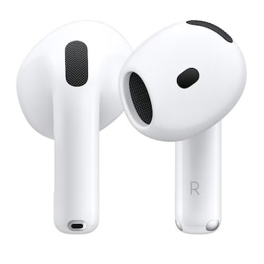 Apple AirPods 4 With Active Noise Cancellation Truly Wireless Bluetooth In-Ear Earbuds With Charging Case White