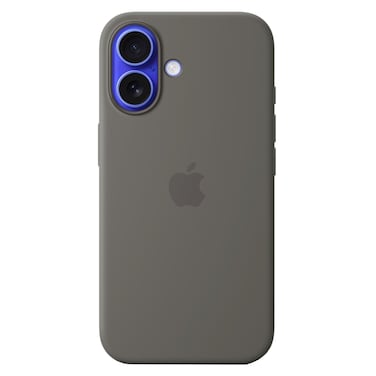 Apple Silicone Case Cover With MagSafe For iPhone 16 Stone Grey