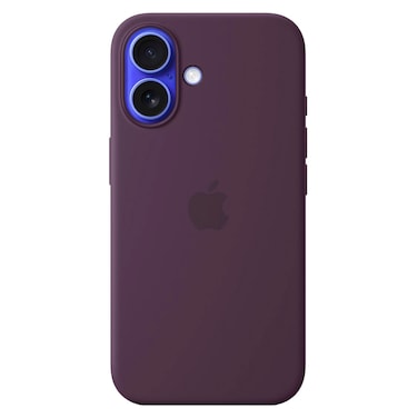 Apple Silicone Case Cover With MagSafe For iPhone 16 Plum