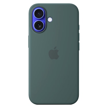 Apple Silicone Case Cover With MagSafe For iPhone 16 Lake Green
