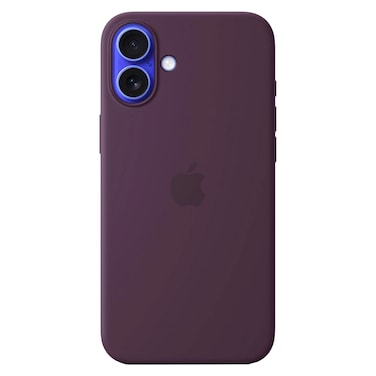 Apple Silicone Case Cover With MagSafe For iPhone 16 Plus Plum