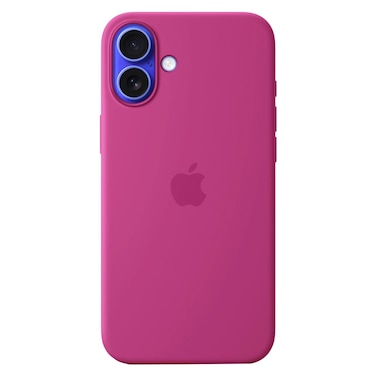 Apple Silicone Case Cover With MagSafe For iPhone 16 Plus Fuchsia