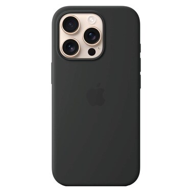 Apple Silicone Case Cover With MagSafe For iPhone 16 Pro Black