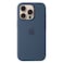 Apple Silicone Case Cover With MagSafe For iPhone 16 Pro Denim