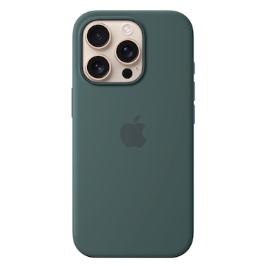 Apple Silicone Case Cover With MagSafe For iPhone 16 Pro Lake Green