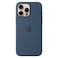 Apple Silicone Case Cover With MagSafe For iPhone 16 Pro Max Denim