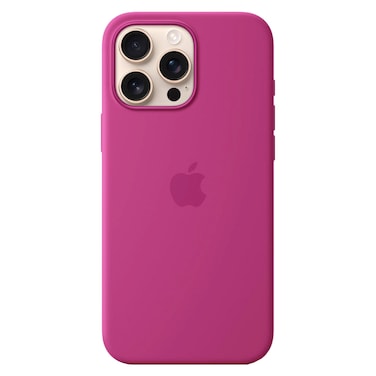 Apple Silicone Case Cover With MagSafe For iPhone 16 Pro Max Fuchsia