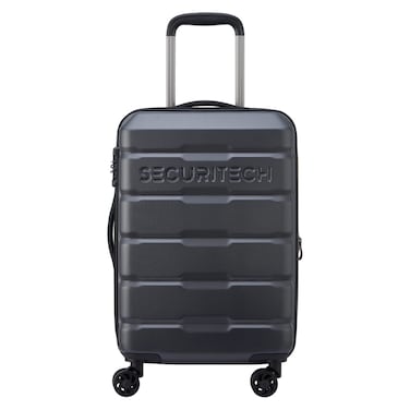 Delsey SecuriTech Citadel 4 Wheel Hard Luggage Trolley Anthracite 54cm