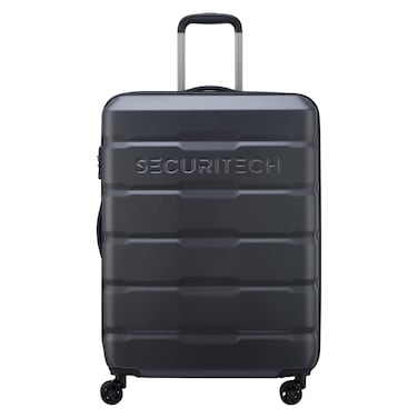 Delsey SecuriTech Citadel 4 Wheel Hard Luggage Trolley Anthracite 70cm