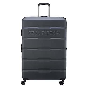 Delsey SecuriTech Citadel 4 Wheel Hard Luggage Trolley Anthracite 82cm