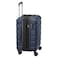 Delsey SecuriTech Citadel 4 Wheel Hard Luggage Trolley Blue 54cm