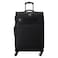 Delsey SecuriTech Vanguard 4 Wheel Soft Luggage Trolley Black 82cm