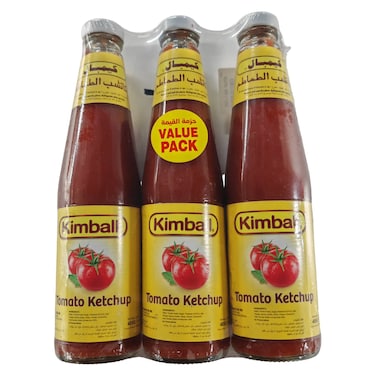 Kimball Tomato Ketchup 485g Pack of 3