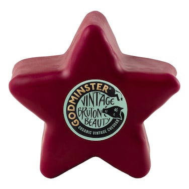 Godminster Star-Shaped Bruton Beauty Organic Vintage Cheddar 150g