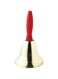 Smiffys 18 cm Christmas Bell - Gold