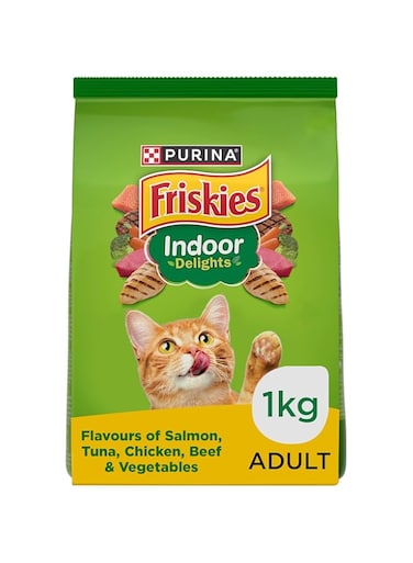Friskies Purina Cat Food Indoor Delights Dry Cat Food 1Kg
