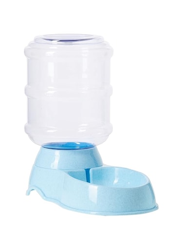 Mumoo Bear Pet Waterer Feeder,Pet Automatic Waterer,Dog Water Dispenser,3.8L Cat Dog Water Dispenser For Cat And Small Or Medium Dog(Blue)