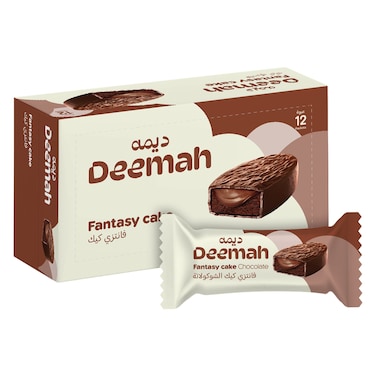Deemah Fantasy Chocolate Cake, 40g Pack of 12