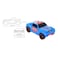 Skoodle Marvel Pull-Back Mightiest SUV Car Toy Spiderman