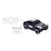 Skoodle Marvel Pull-Back Mightiest SUV Car Toy Black Panther Hulk and Wolverine