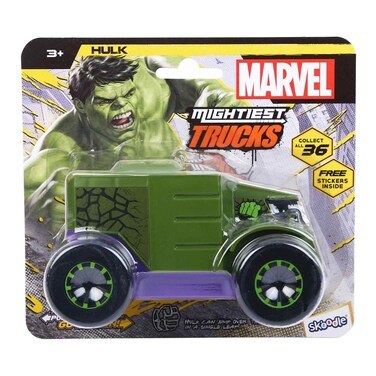 Skoodle Marvel Pull-Back Monster Mightiest Trucks Toy Hulk
