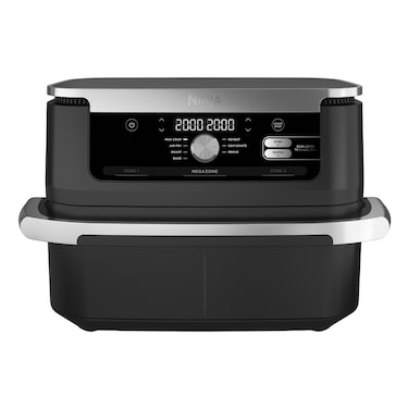 Ninja XXXL FlexDrawer Air Fryer, AF500ME, Black and Silver, 10.4 L