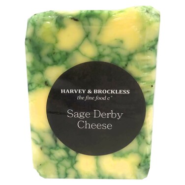 Harvey &amp; Brockless Sage Derby Cheese 150g