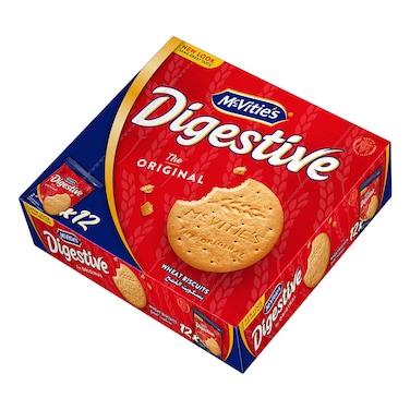 McVitie's Digestive The Original Wheat Biscuits, 29.4g Pack of 12
