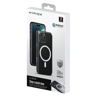 Hyphen Lucd Crystal Clear MagSafe Case for Apple iPhone 16 Pro Max 6.9inch