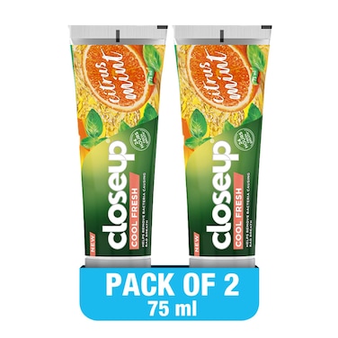 Closeup Cool Fresh Toothpaste Citrus Mint 75ml Pack of 2