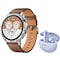 Huawei GT5 Smartwatch Brown 46mm and FreeBuds 5i Truly Wireless Bluetooth In-Ear Earbuds