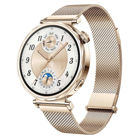 Huawei Watch GT5 Jana Gold with Gold Milanese Strap