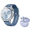 Huawei GT5 Woven Smartwatch Blue and FreeBuds 5i Truly Wireless Bluetooth In-Ear Earbuds