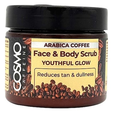 Cosmo Arabica Coffee Youthful Glow Face and Body Scrub 325ml