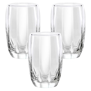 Ocean Jubilee Hi Ball Glass Iced Beverage Glass Set 335ml 3 PCS