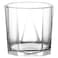 Ocean Pyramid Rock Glass Drinking Glass Set Clear 330ml 3 PCS