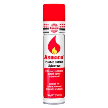 Asmaco Purified Butane Lighter Gas Refill 250ml