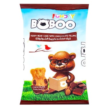 Boboo Teddy Bear Cake with Chocolate Filling, 32g