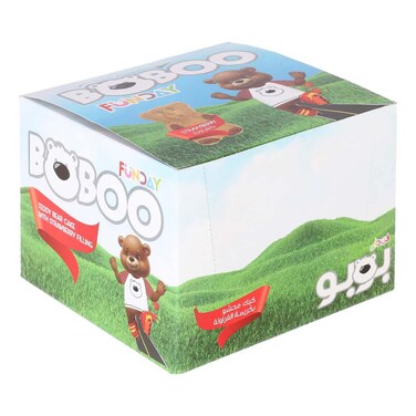 بوبو تيدي بير كيك بحشوة الفراولة 32 غرام حزمة من 12