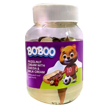 فان داي بوبو كريمة البندق مع الكاكاو وكريمة الحليب القابلة للدهن 315 غرام