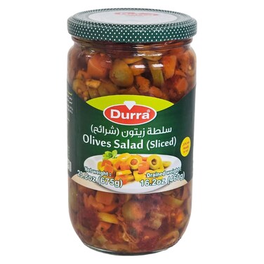 Durra Sliced Olives Salad 675g